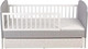 Миниатюра изображения товара Детская кроватка Polini Kids Mirum 2010 c ящиком / 0003150-151 (серый/белый)