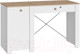 Миниатюра изображения товара Письменный стол Mobi Джастин 12.154 (белый PE шагрень/дуб белый Exclusive OW D4430)