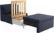 Миниатюра изображения товара Кресло-кровать Mio Tesoro Такка Fotel 80 Z/F Malmo 79 (Blue)