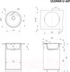 Миниатюра изображения товара Мойка кухонная Ulgran U-601 (328 бежевый)