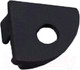 Миниатюра изображения товара Заглушка для профиля AKS Orion-1616C четверть круга (черный)