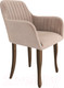Миниатюра изображения товара Стул Sheffilton SHT-ST38-1/S122 (латте/темный орех/черный муар)