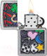Миниатюра изображения товара Зажигалка Zippo All Luck / 48682 (серебристый)