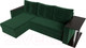 Миниатюра изображения товара Диван угловой Лига Диванов Атланта левый / 112495L (велюр зеленый)