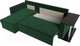 Миниатюра изображения товара Диван угловой Лига Диванов Атланта левый / 112495L (велюр зеленый)