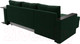 Миниатюра изображения товара Диван угловой Лига Диванов Атланта левый / 112495L (велюр зеленый)