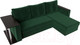 Миниатюра изображения товара Диван угловой Лига Диванов Атланта правый / 112495 (велюр зеленый)