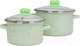 Миниатюра изображения товара Набор кастрюль Эмаль Мохито 9С-203