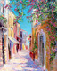 Миниатюра изображения товара Набор алмазной вышивки Феникс+ Солнечная улочка / 65592