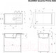 Миниатюра изображения товара Мойка кухонная Ulgran Quartz Prima 860-07 (уголь)