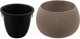 Миниатюра изображения товара Кашпо El Casa Сфера / 640448 (серо-коричневый)