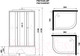 Миниатюра изображения товара Душевая кабина Niagara Promo P90/70/40R/MT 90x70x215