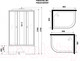 Миниатюра изображения товара Душевая кабина Niagara Promo P90/80/40L/MT 90x80x215