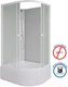 Миниатюра изображения товара Душевая кабина Niagara Promo P90/70/40L/MT/BK 90x70x195