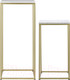Миниатюра изображения товара Комплект журнальных столиков Bergenson Bjorn Mayen Gold / BB0000395 (белый/золото)