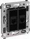 Миниатюра изображения товара Розетка DKC Avanti RJ-45 / 4402664 (черный квадрат)