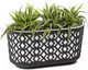 Миниатюра изображения товара Кашпо Lamela Aztek LA794-25 (черный/белый)