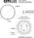 Миниатюра изображения товара Потолочный светильник Citilux Луна CL70224V
