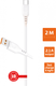 Миниатюра изображения товара Кабель GoPower GP01T-2M / 00-00022774 (2м, белый)