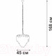 Миниатюра изображения товара Люстра Vitaluce V5349-9/6+1