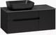 Миниатюра изображения товара Тумба под умывальник Misty Роял 100 / П-Роя-01100-021П2Я (подвесная, черный)