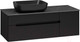 Миниатюра изображения товара Тумба под умывальник Misty Роял 120 / П-Роя-01120-021П2Я (подвесная, черный)