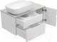 Миниатюра изображения товара Тумба под умывальник Misty Роял 80 / П-Роя-01080-011П2Я (подвесная, белый)