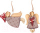 Миниатюра изображения товара Набор елочных игрушек Darvish Ангел / DV-C-295 (2шт)