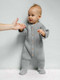 Миниатюра изображения товара Комбинезон для малышей Amarobaby Pure Love Little / AB-OD23-PLL3/11-62 (серый, р.62)