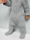 Миниатюра изображения товара Комбинезон для малышей Amarobaby Pure Love Little / AB-OD23-PLL3/11-62 (серый, р.62)