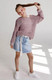 Миниатюра изображения товара Джемпер детский Amarobaby Knit Trend / AB-OD21-KNITT2602/27-140 (пудровый, р.140)
