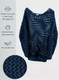 Миниатюра изображения товара Джемпер детский Amarobaby Knit Trend / AB-OD21-KNITT2602/20-146 (синий, р.146)