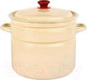 Миниатюра изображения товара Кастрюля КМЗ 41804-222-У2 (10л, слоновая кость)