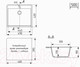 Миниатюра изображения товара Мойка кухонная Practik PR-M 490-004 (черный оникс)