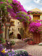 Миниатюра изображения товара Фотообои листовые ФабрикаФресок Фреска Античная улочка с сиренью / 112265 (200x265)