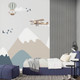 Миниатюра изображения товара Фотообои листовые ФабрикаФресок Детские Горы и самолеты / 502270 (200x270)