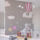 Миниатюра изображения товара Фотообои листовые ФабрикаФресок Зайчики на облаках / 802270 (200x270)