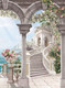 Миниатюра изображения товара Фотообои листовые ФабрикаФресок Фреска с колоннами / 842270 (200x270)