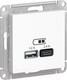 Миниатюра изображения товара Розетка Systeme (Schneider) Electric AtlasDesign ATN001339