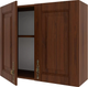 Миниатюра изображения товара Шкаф навесной для кухни Stolline Ш80 / СТЛ.375.03 (орех)