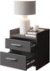 Миниатюра изображения товара Прикроватная тумба Stolline Карло 2 ящика / 514.02 (графит)