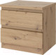 Миниатюра изображения товара Прикроватная тумба Stolline Олли 2 ящика / 507.01 (дуб артисан)