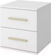 Миниатюра изображения товара Прикроватная тумба Stolline Алекс 2 ящика / 513.04 (белый)