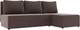 Миниатюра изображения товара Диван угловой Stolline Рим (коричневый)