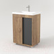 Миниатюра изображения товара Тумба под умывальник Дабер 013 70 / Т13.7.0.22 (дуб галифакс/серый)