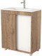 Миниатюра изображения товара Тумба под умывальник Дабер 013 WeltWasser Deilbach 7517-70 / Т13.7W.0.21 (дуб галифакс/белый)