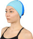 Миниатюра изображения товара Шапочка для плавания Indigo Sport SM-424 (голубой/синий/черный)