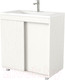 Миниатюра изображения товара Тумба под умывальник Дабер 013 Andrea Elen 80 / Т13.8A.0.5 (белый древесный)