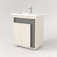 Миниатюра изображения товара Тумба под умывальник Дабер 015 70 / Т15.7.0.19 (бежевый/серый)