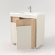 Миниатюра изображения товара Тумба под умывальник Дабер 015 WeltWasser Deilbach 7517-70 / Т15.7W.0.18 (бежевый/дуб бардолино)